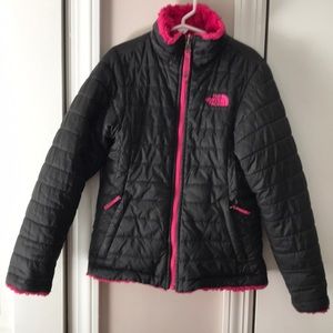 North Face reversible Fleece/ Coat